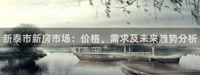 风暴娱乐 北京：新泰市新房市场：价格、需求及未来趋势分析