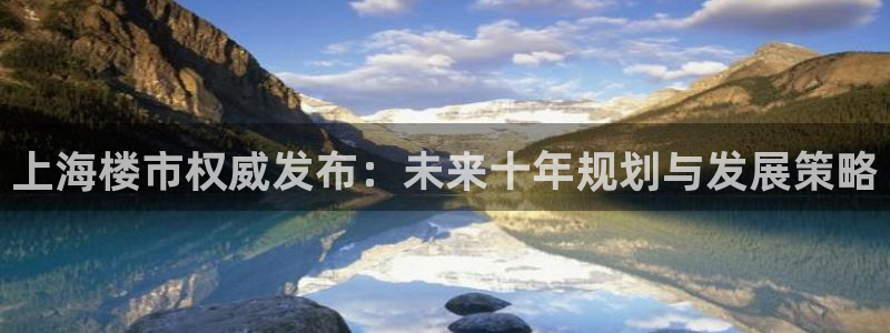 风暴娱乐部：上海楼市权威发布：未来十年规划与发展策略