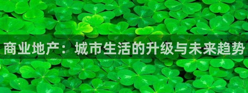 风暴娱乐主管是谁：商业地产：城市生活的升级与未来趋势