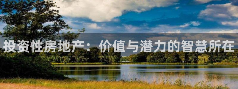 风暴娱乐园：投资性房地产：价值与潜力的智慧所在