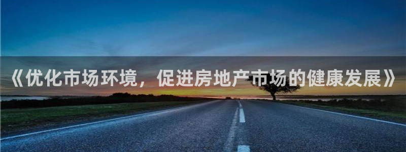 星风暴娱乐：《优化市场环境，促进房地产市场的健康发展》